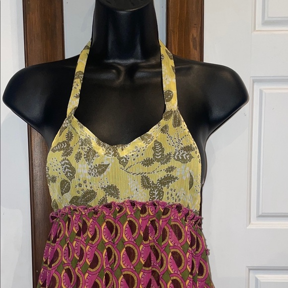 Zara Multicolor Halter Tank Top - Picture 2 of 8